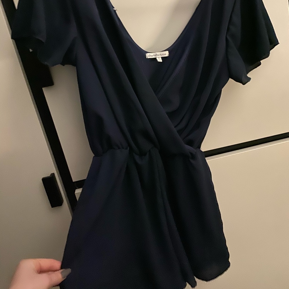 Dark Blue Romper